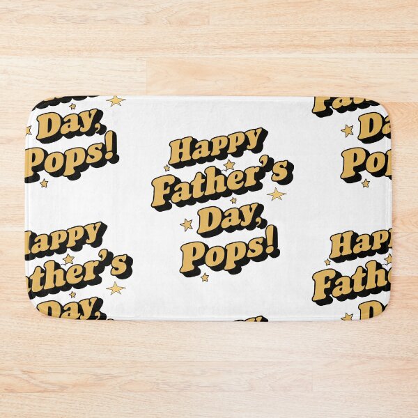 Item preview, Nostalgic Comic Strip Father's Day Art: Happy Father's Day, Pops! designed and sold by HahaHandlesHub.