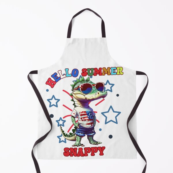Item preview, Cute Cartoon Little Crocodile Flag America Summet Shirt designed and sold by khetchDesign.