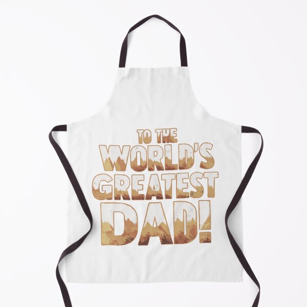 Item preview, Mountain Rugged Peaks Typography: To the World's Greatest Dad! designed and sold by HahaHandlesHub.