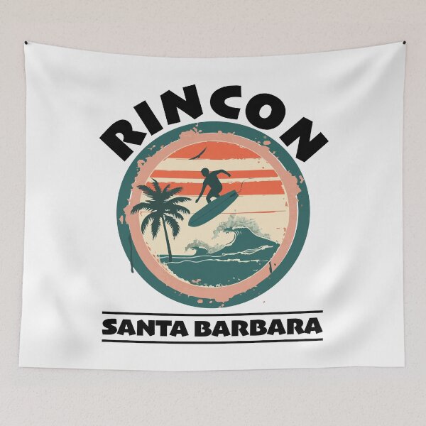 Item preview, Rincon - Santa Barbara (with Black Lettering) designed and sold by VelvetRoom.