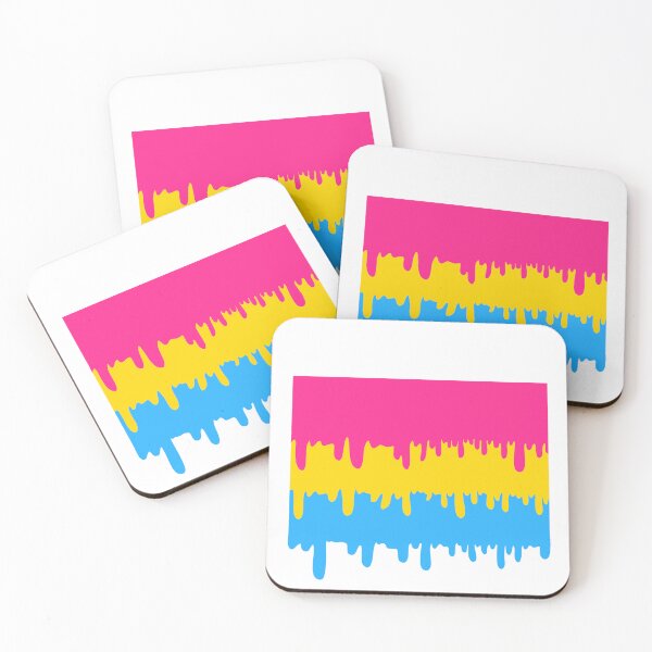 Item preview, Melting Pansexual Flag designed and sold by A4R0NN.