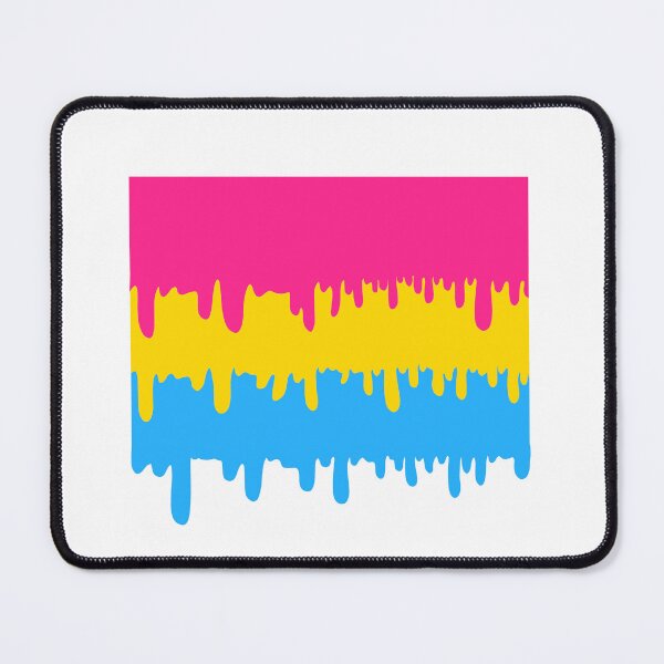 Item preview, Melting Pansexual Flag designed and sold by A4R0NN.