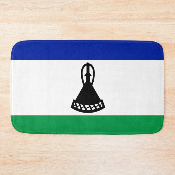 Item preview, National flag of Lesotho in South Africa designed and sold by Peter Etchells.