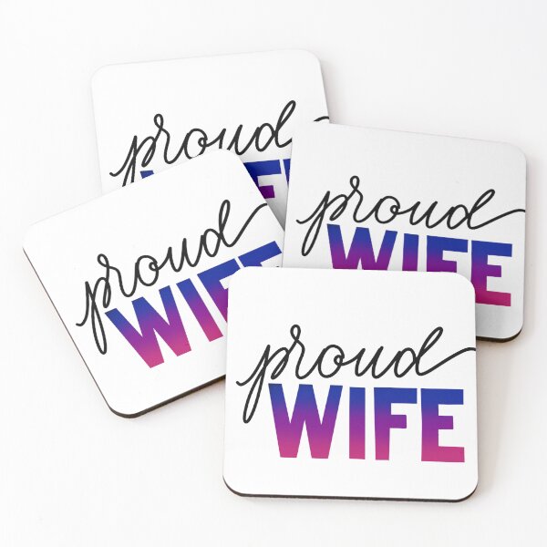 Item preview, Proud Wife Bisexual  designed and sold by Whylimecreates.