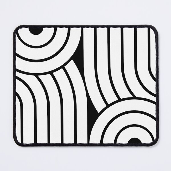 Item preview, Retro Style Geometric Minimal Design Black and White designed and sold by tonymagnerart.