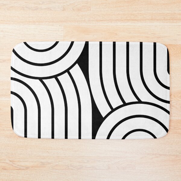Item preview, Retro Style Geometric Minimal Design Black and White designed and sold by tonymagnerart.