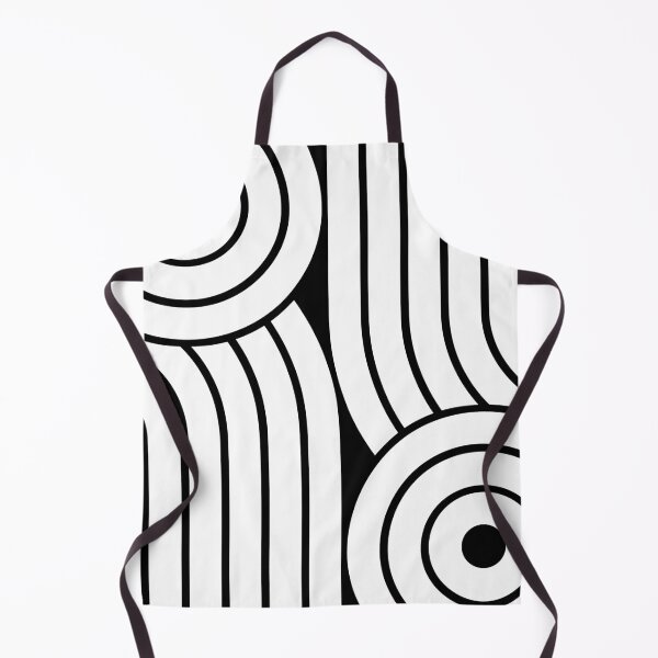 Item preview, Retro Style Geometric Minimal Design Black and White designed and sold by tonymagnerart.