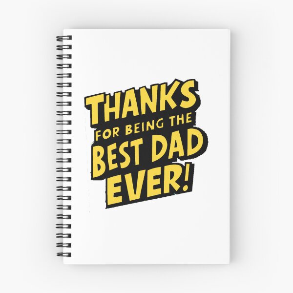 Item preview, Comic Book Style Father's Day Typography: Thanks for Being the Best Dad Ever! designed and sold by HahaHandlesHub.