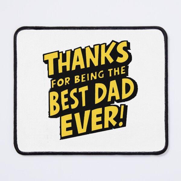 Item preview, Comic Book Style Father's Day Typography: Thanks for Being the Best Dad Ever! designed and sold by HahaHandlesHub.