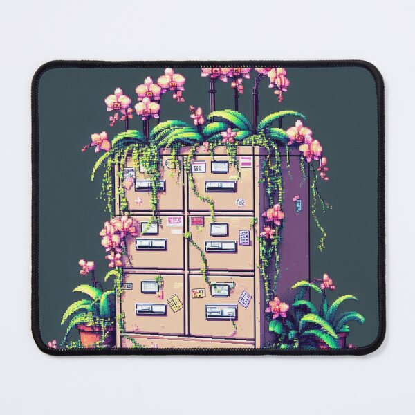 Item preview, Cute & Retro Pixel Art Filing Cabinet designed and sold by RetroRuins.