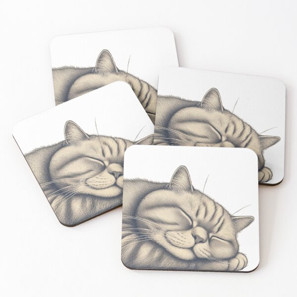 Item preview, Sleeping cat designed and sold by JuniperusArt.