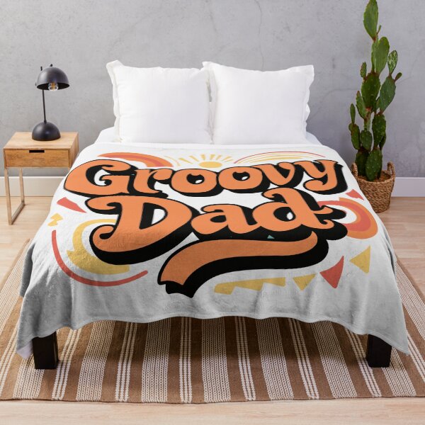 Item preview, Groovy Dad: Retro-Inspired Father's Day Typography Art designed and sold by HahaHandlesHub.