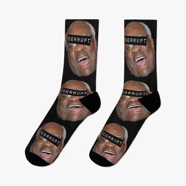 Item preview, Clarence Thomas Corrupt (corrupt label) designed and sold by Thelittlelord.
