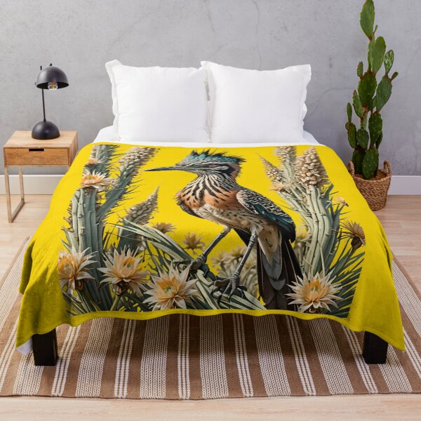 Item preview, Greater Roadrunner Surrounded By Yucca flower New Mexico State 1 designed and sold by taiche.