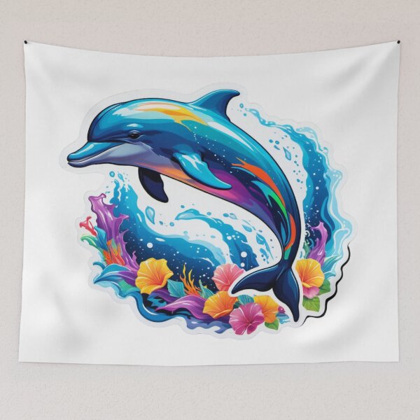 Item preview, Cute Dolphin-Cute Art designed and sold by GloriousArtSKD.