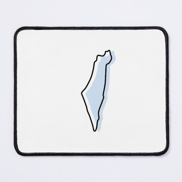 Item preview, Israel Map Outline Sticker Border designed and sold by OrangeLineDesigns.