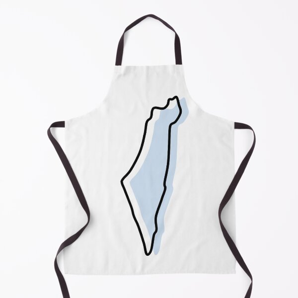 Item preview, Israel Map Outline Sticker Border designed and sold by OrangeLineDesigns.