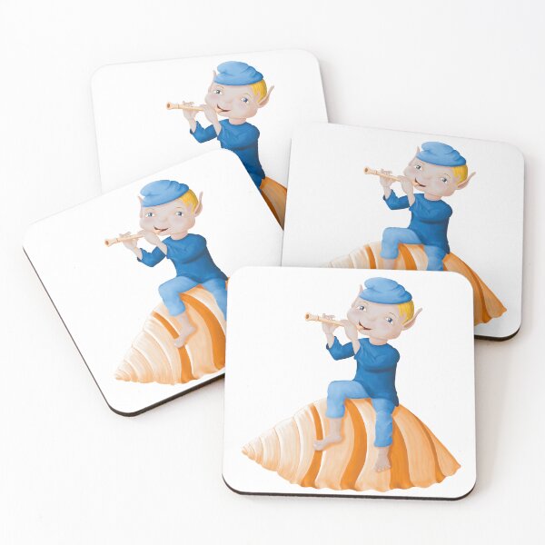 Item preview, Sea elf with flute designed and sold by Virginie Canet.