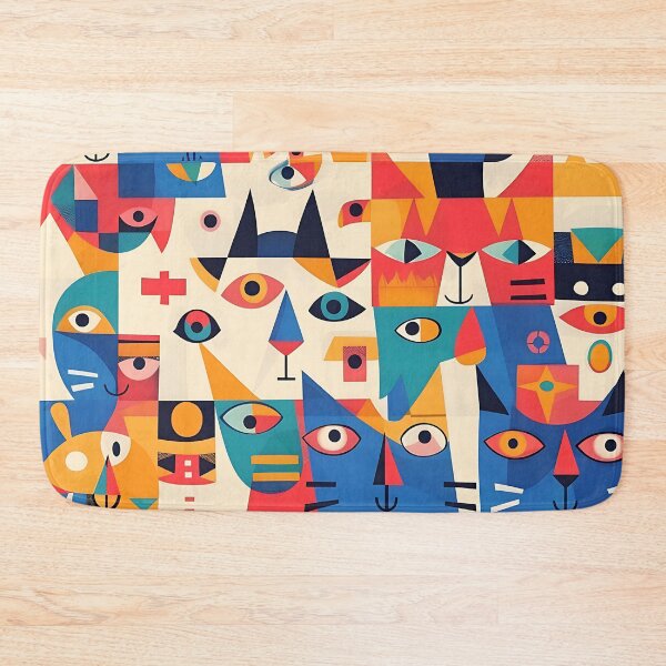 Item preview, Cubist Cat designed and sold by miss-keysmash.