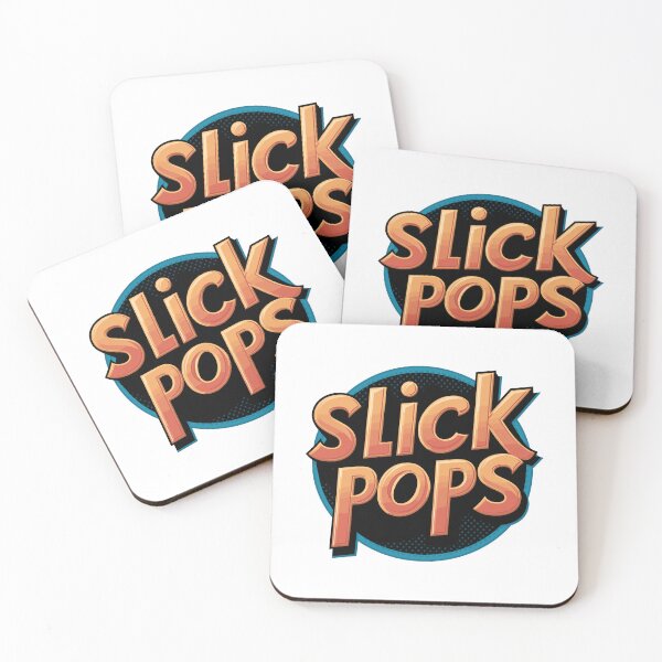 Item preview, Slick Pops: Stylish Typography Father's Day Gift Art designed and sold by HahaHandlesHub.
