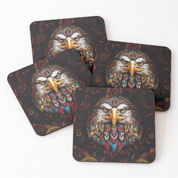 Item preview, Indian Tribal Colorful Eagle designed and sold by twisted-dot.