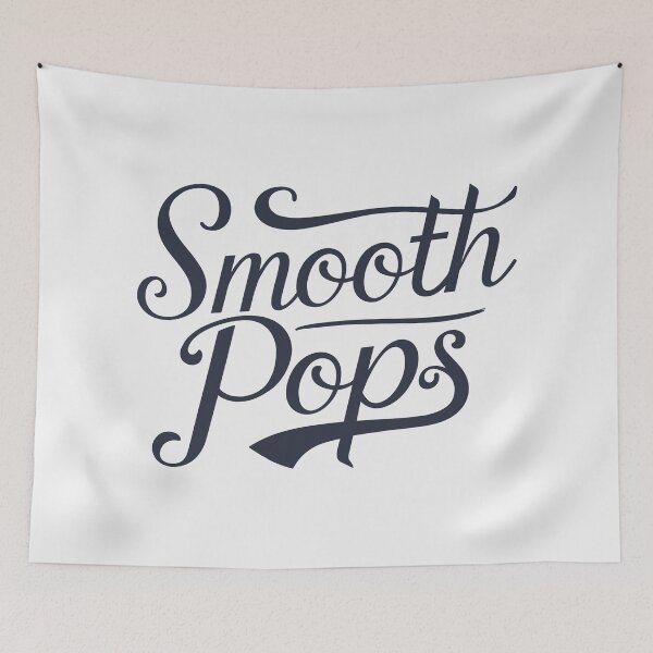 Item preview,  Smooth Pops: Effortlessly Cool Father's Day Typography Art designed and sold by HahaHandlesHub.