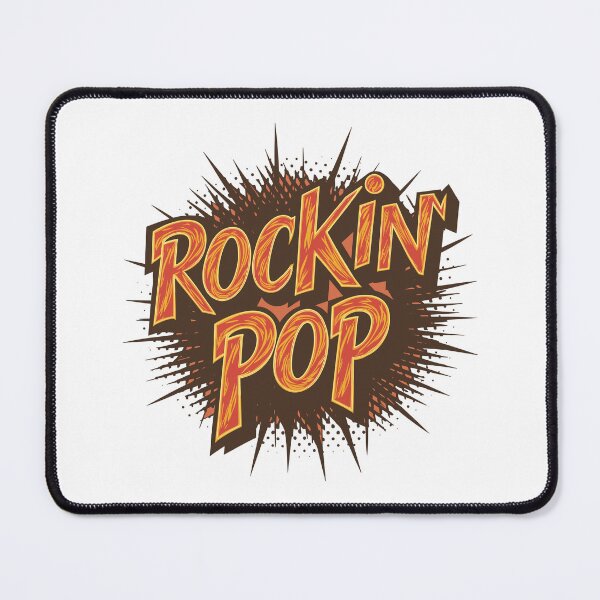 Item preview, Rockin' Pop: Dynamic Rock 'n' Roll Father's Day Typography Art designed and sold by HahaHandlesHub.