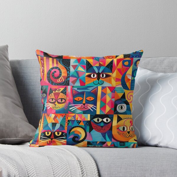 Item preview, Abstract Feline Fun designed and sold by miss-keysmash.
