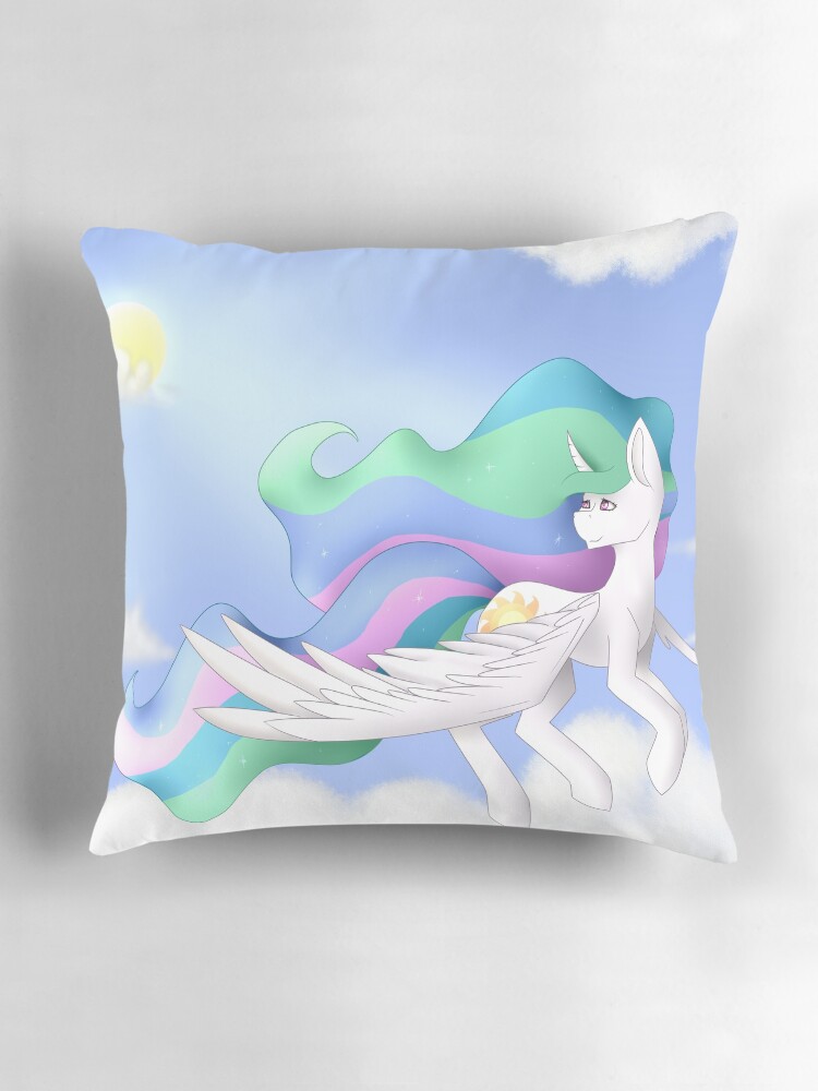 my little pony princess celestia Pillow for Sale by SunshineRain