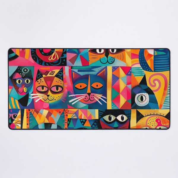 Item preview, Abstract Feline Fun designed and sold by miss-keysmash.