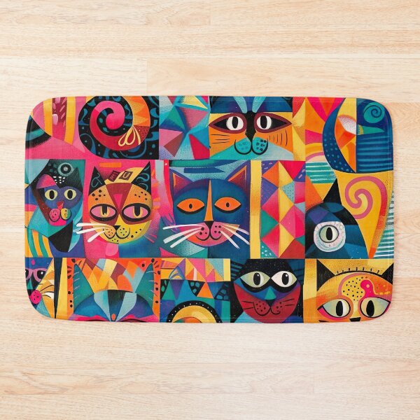 Item preview, Abstract Feline Fun designed and sold by miss-keysmash.