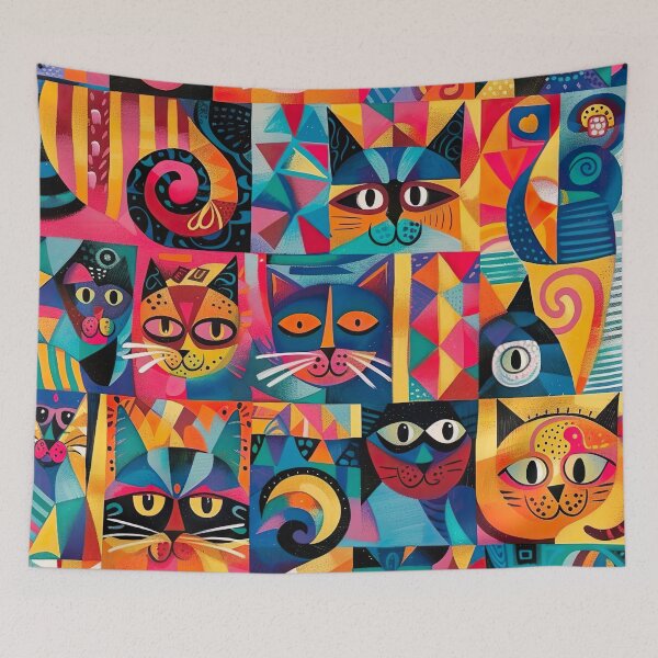 Item preview, Abstract Feline Fun designed and sold by miss-keysmash.