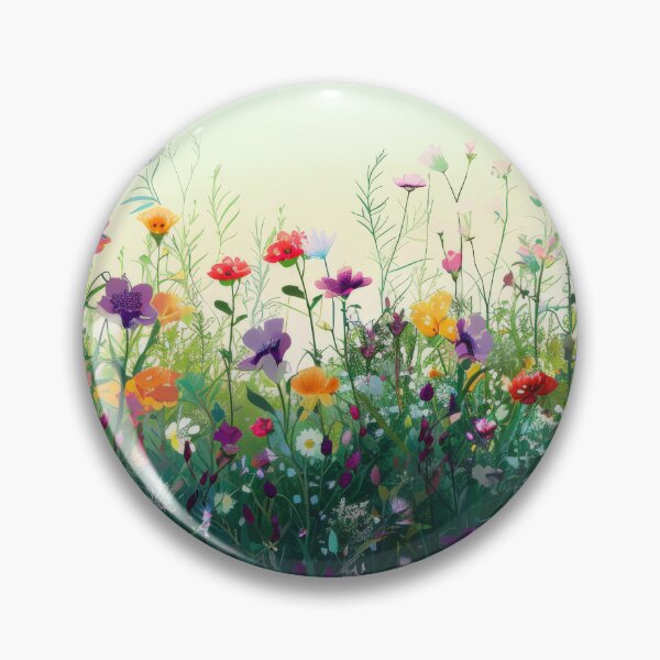 Item preview, Vibrant Flower Meadow designed and sold by Visual-Elixir.
