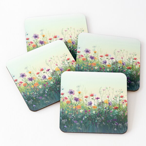 Item preview, Vibrant Flower Meadow designed and sold by Visual-Elixir.