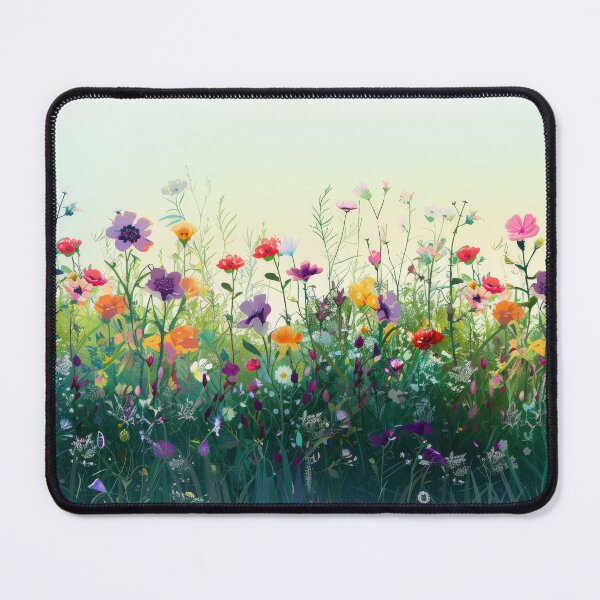 Item preview, Vibrant Flower Meadow designed and sold by Visual-Elixir.