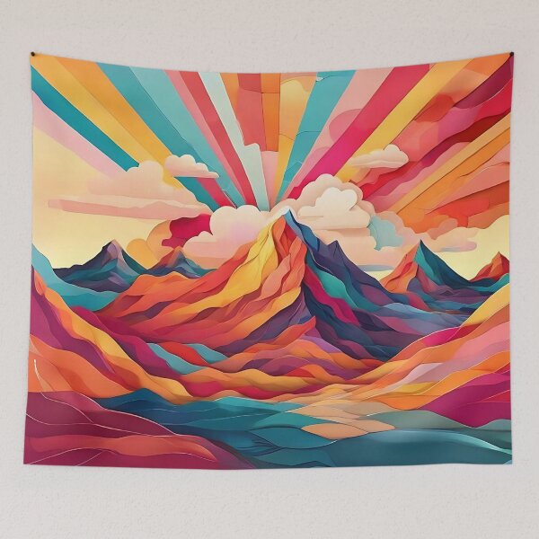 Item preview,  Abstract Sunset Art designed and sold by Obsidian Ink by Wilshire.