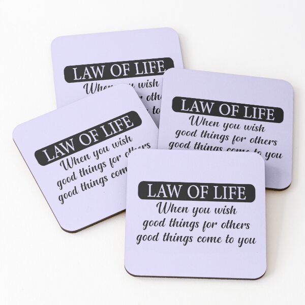 Item preview, Law of life, when you wish good things for others good things come to you designed and sold by Quotesgallery.