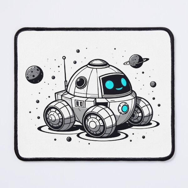 Item preview, Cute little robot in asteroid mining designed and sold by SpaceRockMining.