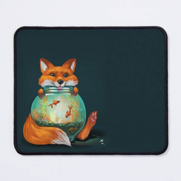 Item preview, Fox with his aquarium designed and sold by Villida.
