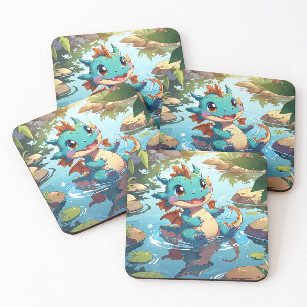 Item preview, Cute Dragon in Pond designed and sold by CSidea.