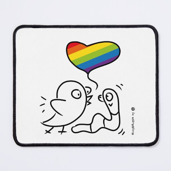 Item preview, LGBTQ Love Heart - Birdy & Buggie designed and sold by katyako.