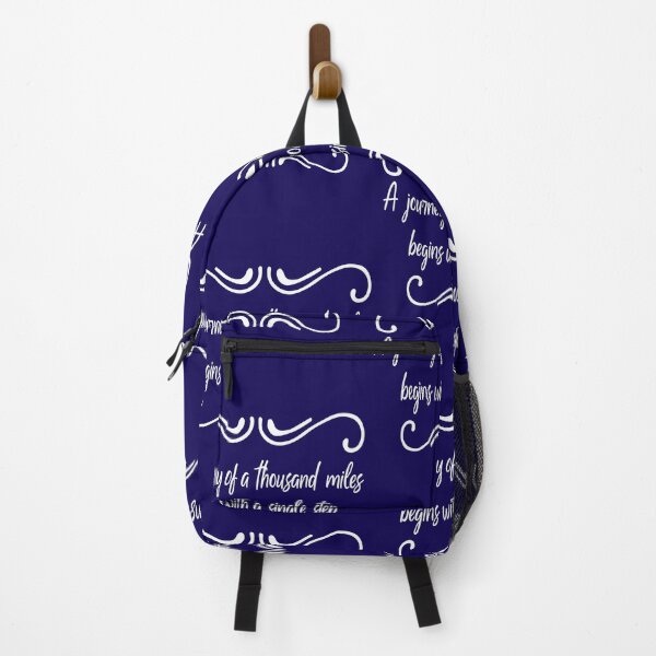 Item preview, A journey of a thousand miles begins with a single step, Motivational quotes, positive words and inspirational sayings for encouraging to do the best in your life. designed and sold by Quotesgallery.