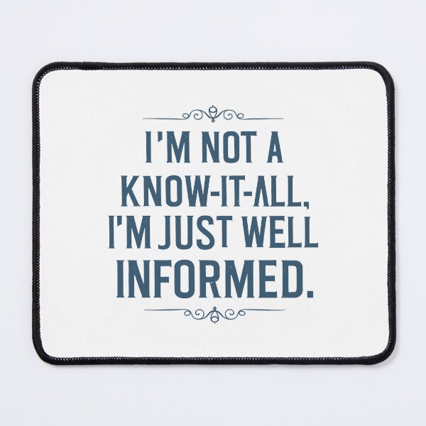 Item preview, Well-Informed Dad: Typography Father's Day Art designed and sold by HahaHandlesHub.