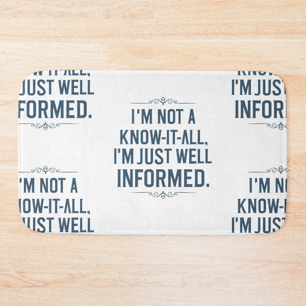 Item preview, Well-Informed Dad: Typography Father's Day Art designed and sold by HahaHandlesHub.