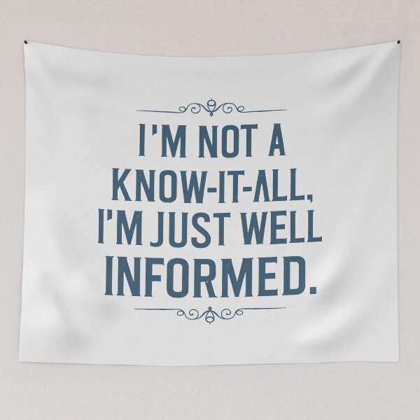 Item preview, Well-Informed Dad: Typography Father's Day Art designed and sold by HahaHandlesHub.