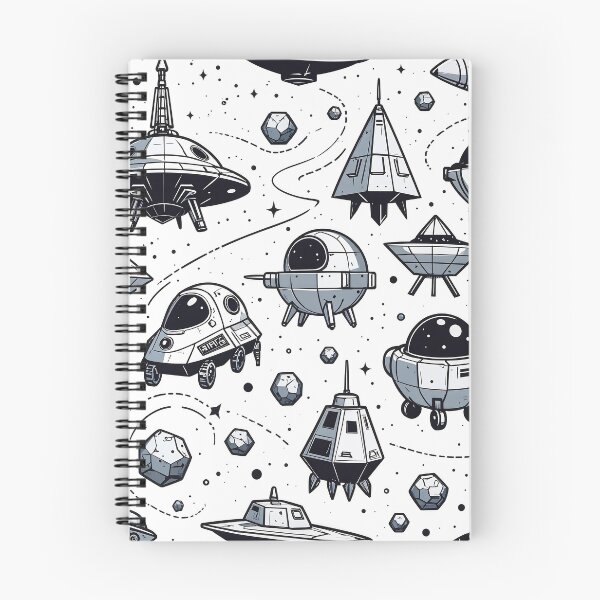 Item preview, Asteroid Mining Pattern Spaceships designed and sold by SpaceRockMining.