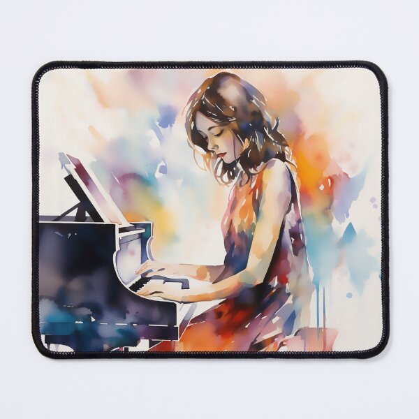 Item preview, Watercolour Pianist designed and sold by John Novis.