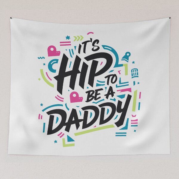 Item preview, Hip Daddy: Trendy Christian Father's Day Design designed and sold by HahaHandlesHub.