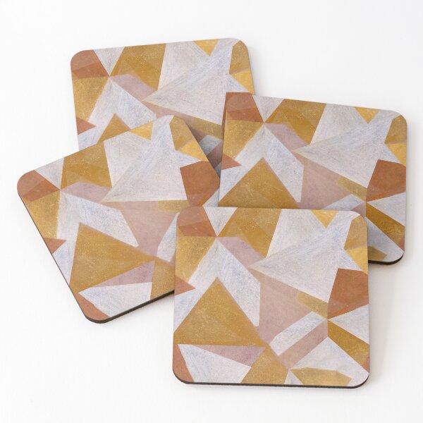 Item preview, African Abstract Ochre mud-cloth Art designed and sold by Leanne  Nowell.