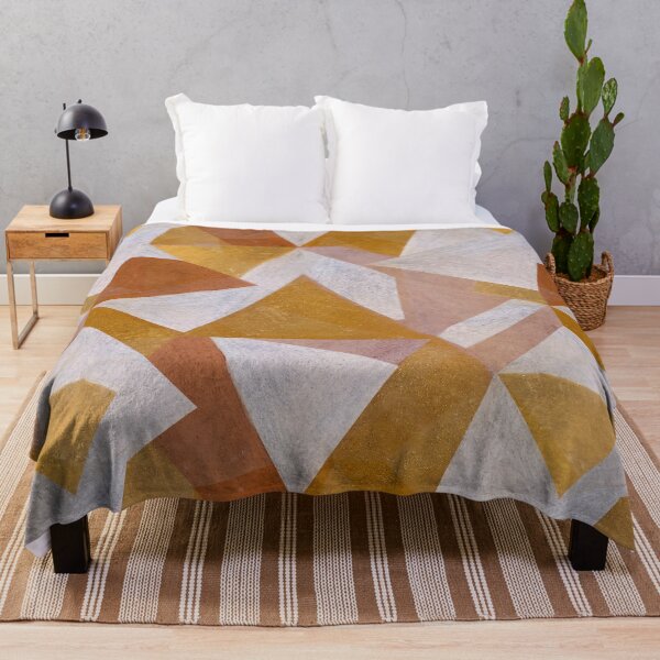 Item preview, African Abstract Ochre mud-cloth Art designed and sold by Leanne Nowell.